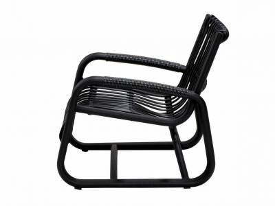 Cane-line Curve Loungesessel OUTDOOR, schwarz