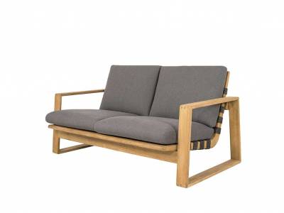Cane-line Endless soft 2-Sitzer Sofa inkl. grey Cane-line Airtouch Kissensatz