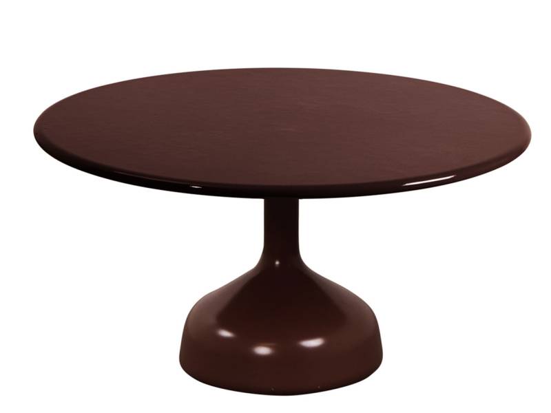 Cane-line Glaze Couchtisch, gross, dia. 70 cm, Burgundy