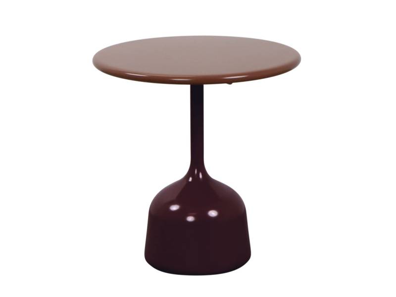 Cane-line Glaze Couchtisch, klein, dia. 45 cm, Burgundy