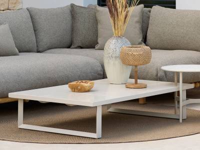 Cane-line Glaze Couchtisch rechteckig m/Fliesen, 120x70 cm