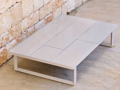 Cane-line Glaze Couchtisch rechteckig m/Fliesen, 120x70 cm