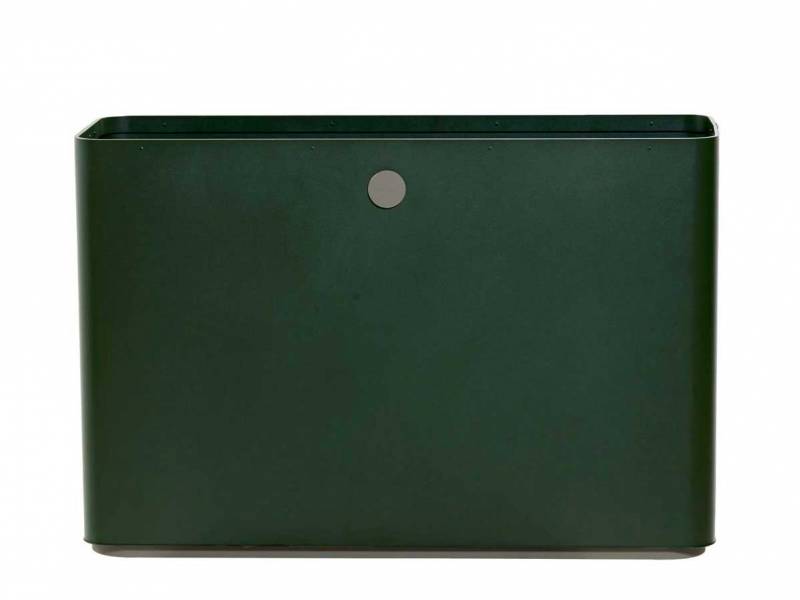 Cane-line Grow Pflanzgefäß, rechteckig Dunkelgrün