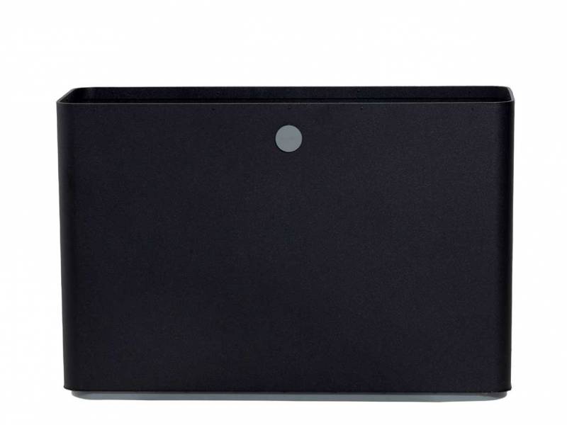 Cane-line Grow Pflanzgefäß, rechteckig Lava grau