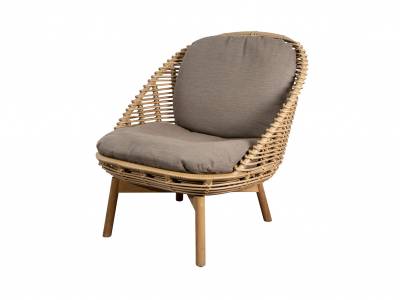 Cane-line Hive Loungesessel Natural, Cane-line Weave ohne Kissen