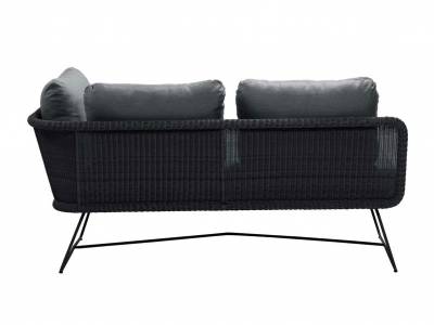 Cane-line Horizon 2-Sitzer Modulsofa links, Black