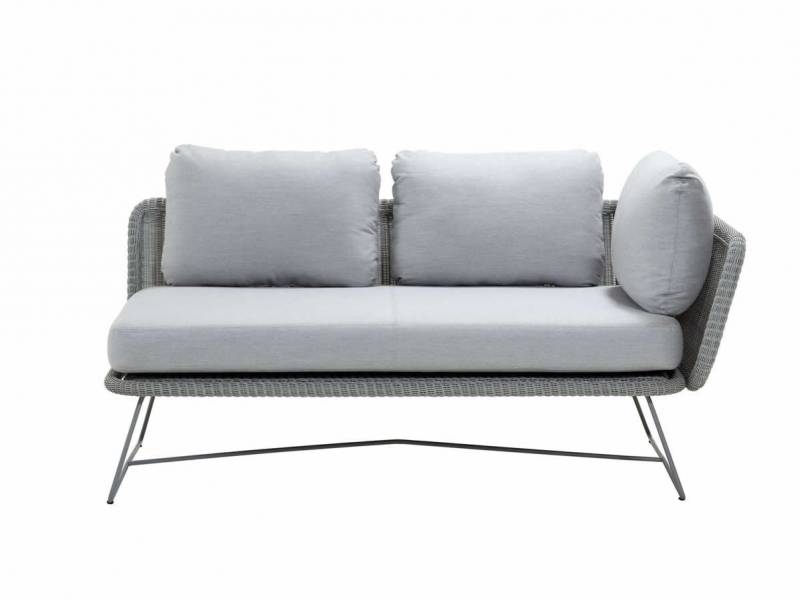 Cane-line Horizon 2-Sitzer Sofa-Modul, links light grey inklusive Kissen