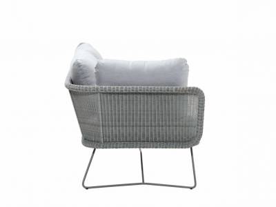 Cane-line Horizon 2-Sitzer Sofa-Modul, rechts light grey inklusive Kissen