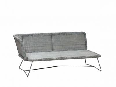 Cane-line Horizon 2-Sitzer Sofa-Modul, rechts light grey inklusive Kissen