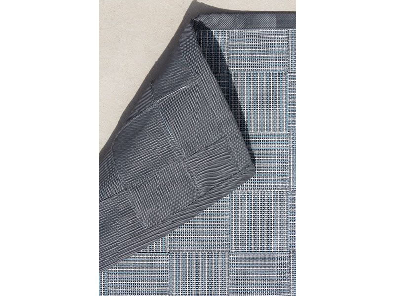 Cane-line I-am, outdoor Teppich 200x300cm, Grau/Türkis