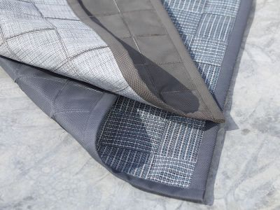 Cane-line I-am, outdoor Teppich 200x300cm, Grau/Türkis