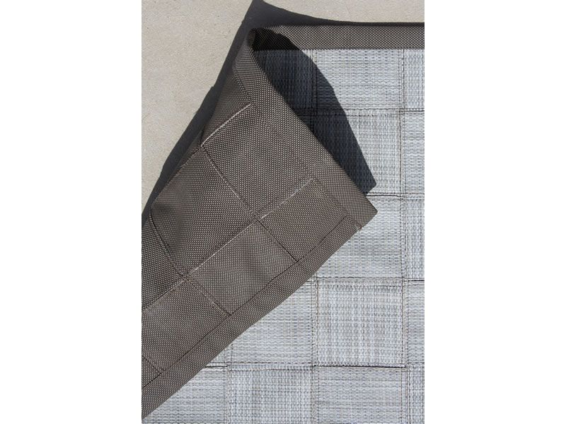 Cane-line I-am, outdoor Teppich 300x300cm, Braun/weiss