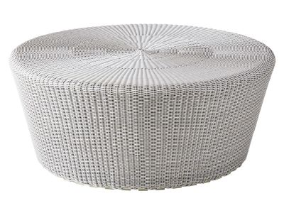 Cane-line KINGSTON Hocker, groß, White grey, Cane-line Weave