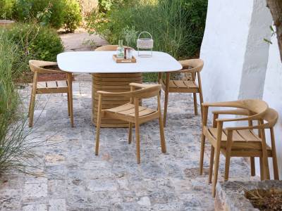 Cane-line Majestic Armlehnstuhl, teak