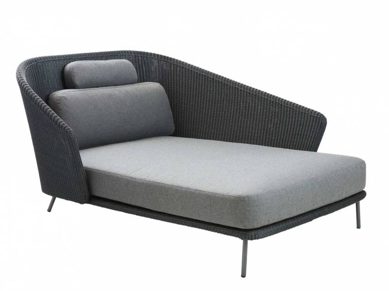 Cane-line Mega Daybed links, inkl. grey Cane-line AirTouch Kissensatz
