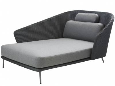 Cane-line Mega Daybed, rechts, inkl. Kissensatz