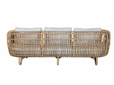 Cane-line Nest 3-Sitzer Sofa OUTDOOR inkl. Cane-line Air touch Kissen m/Quickdry Foam