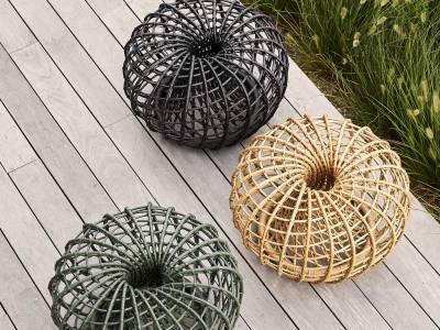 Cane-line Nest Hocker klein Natural