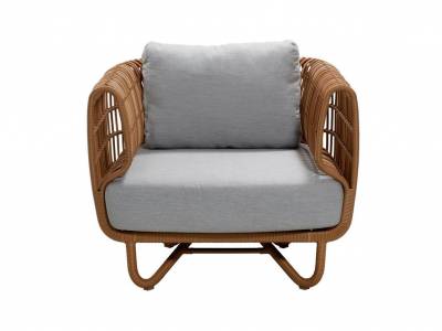 Cane-line Nest Loungesessel OUTDOOR inkl. Cane-line Air touch Kissen m/Quickdry Foam