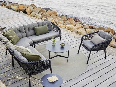 Cane-line Ocean 2-Sitzer Sofa-Modul, links, Cane-line Soft Rope