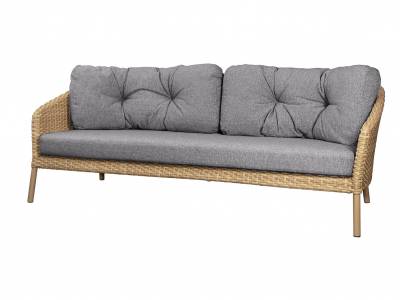 Cane-line Ocean Large 3-Sitzer Sofa, Cane-line Flat Weave, Natural