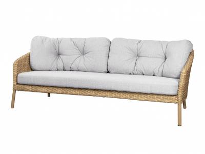 Cane-line Ocean Large 3-Sitzer Sofa, Cane-line Flat Weave, Natural