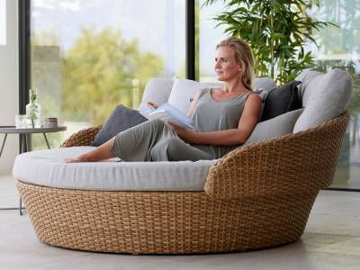 Cane-line Ocean large Daybed, Cane-line Flat Weave, Natural