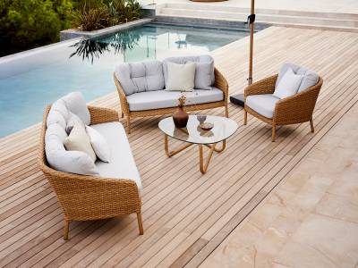 Cane-line Ocean large Loungesessel, Cane-line Flat Weave, Natural