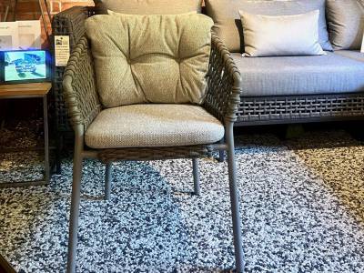 Cane-line Ocean Stuhl, Taupe, Cane-line Soft Rope, 4er-Set Ausstellungsstücke