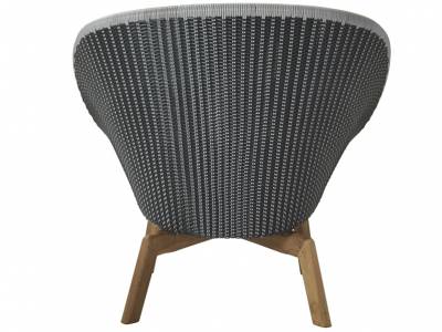 Cane-line Peacock Lounge Sessel m/Teak Beine, Cane-line Weave Grey (5458)