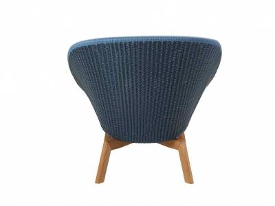 Cane-line Peacock Lounge Sessel m/Teak Beine, Cane-line Weave Midnight (5458)