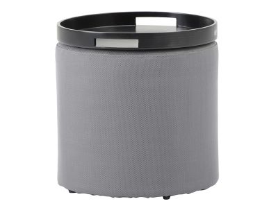 Cane-line Rest Beistelltisch/Hocker, grau dia. 44 cm