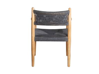 Cane-line Royal Armlehnstuhl, Teak m. Dark grey Cane-line Soft Rope