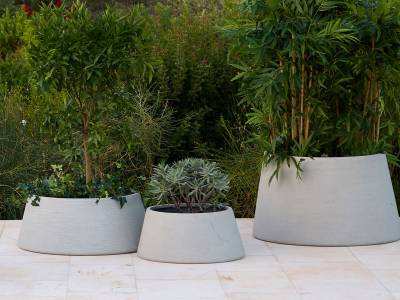 Cane-line Soil Pflanzgefäß Trapez, groß