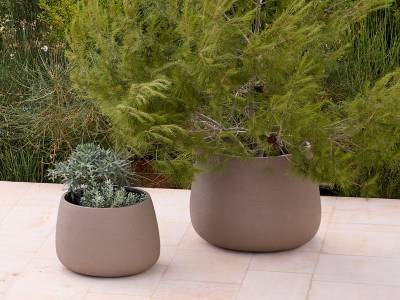 Cane-line Soil Pflanzgefäß Trapez, groß