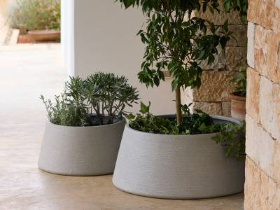 Cane-line Soil Pflanzgefäß Trapez, klein