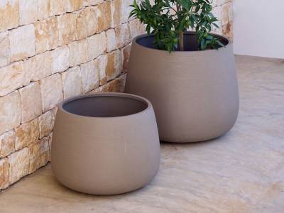 Cane-line Soil Pflanzgefäß Trapez, medium