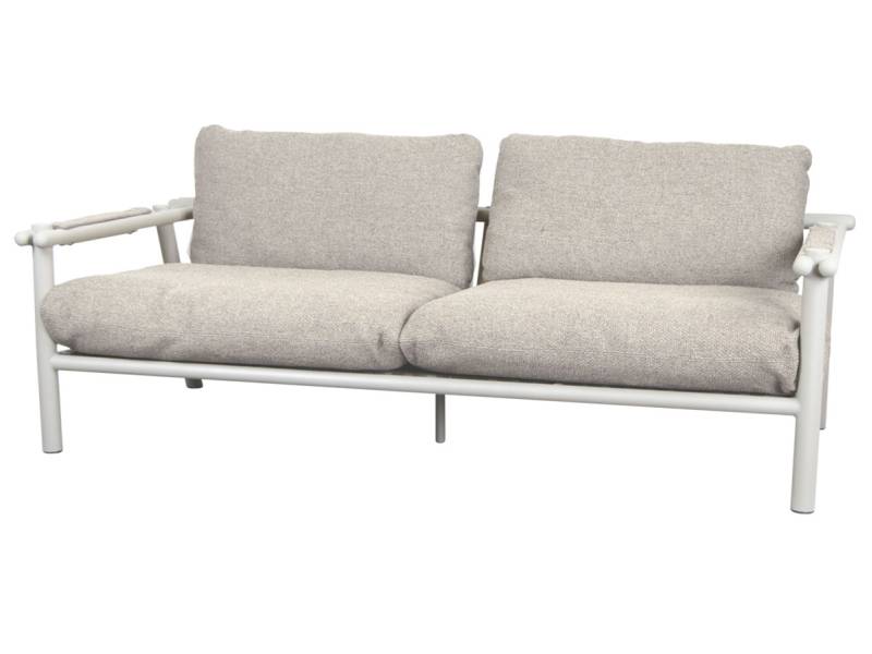 Cane-line Sticks 2-Sitzer Sofa, Alu, Sand
