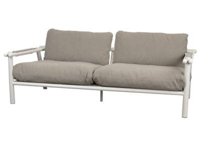 Cane-line Sticks 2-Sitzer Sofa, Alu, Sand