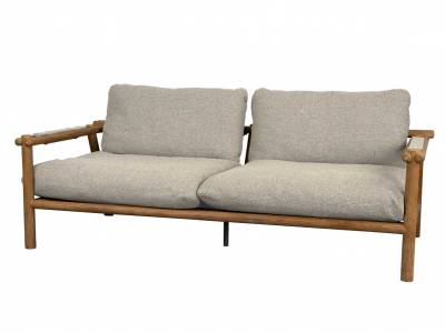 Cane-line Sticks 2-Sitzer Sofa, Teak inklusive Kissen