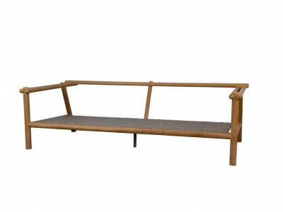 Cane-line Sticks 2-Sitzer Sofa, Teak inklusive Kissen