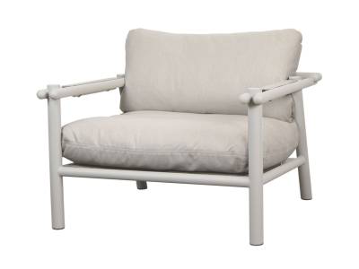 Cane-line Sticks Loungesessel, Alu, Sand inklusive Kissen