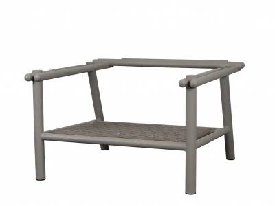 Cane-line Sticks Loungesessel, Alu, Taupe inklusive Kissen Sand