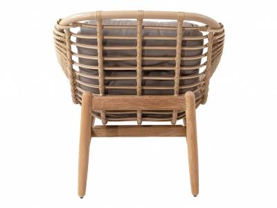 Cane-line Strington Loungesessel m/Teak Gestell, inkl. Cane-line AirTouch Kissensatz, Cane-line Weave