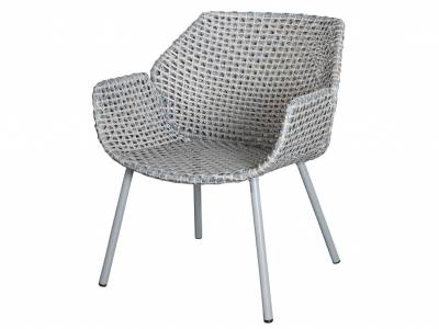 Cane-line Vibe Loungesessel, Light grey/grey/taupe