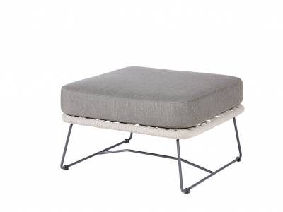 Diamond Garden Milos Modullounge Ottoman Rope inkl. Kissen, light grey