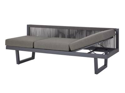 Diamond Garden New Calais Dining Lounge, Dark Grey incl. Sitz- und Rückenkissen dunkel