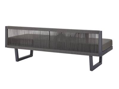 Diamond Garden New Calais Dining Lounge, Dark Grey incl. Sitz- und Rückenkissen dunkel