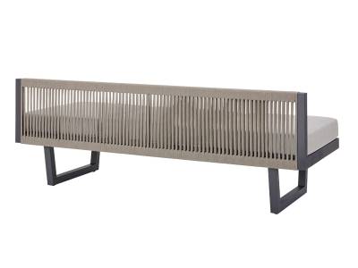 Diamond Garden New Calais Dining Lounge, Light Grey incl. Sitz- und Rückenkissen dunkel