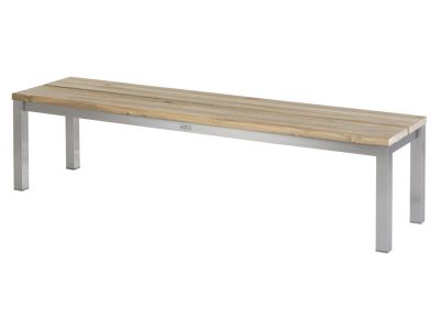 Diamond Garden Salerno 3-Sitzer Bank Edelstahl